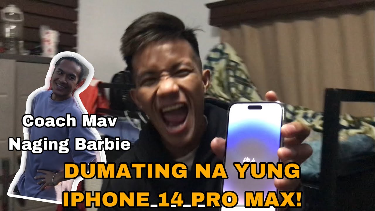 UNBOXING IPHONE 14 PRO MAX !! //COACH MAV NAGING BARBIE!!😱😱