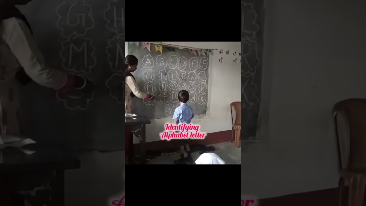 alphabet learning class #chengaidih #englishmediumschool #classroom