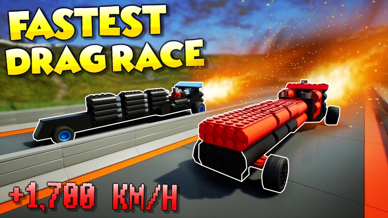 WORLDS FASTEST LEGO DRAG RACE! - Brick Rigs Gameplay Challenge and Creations