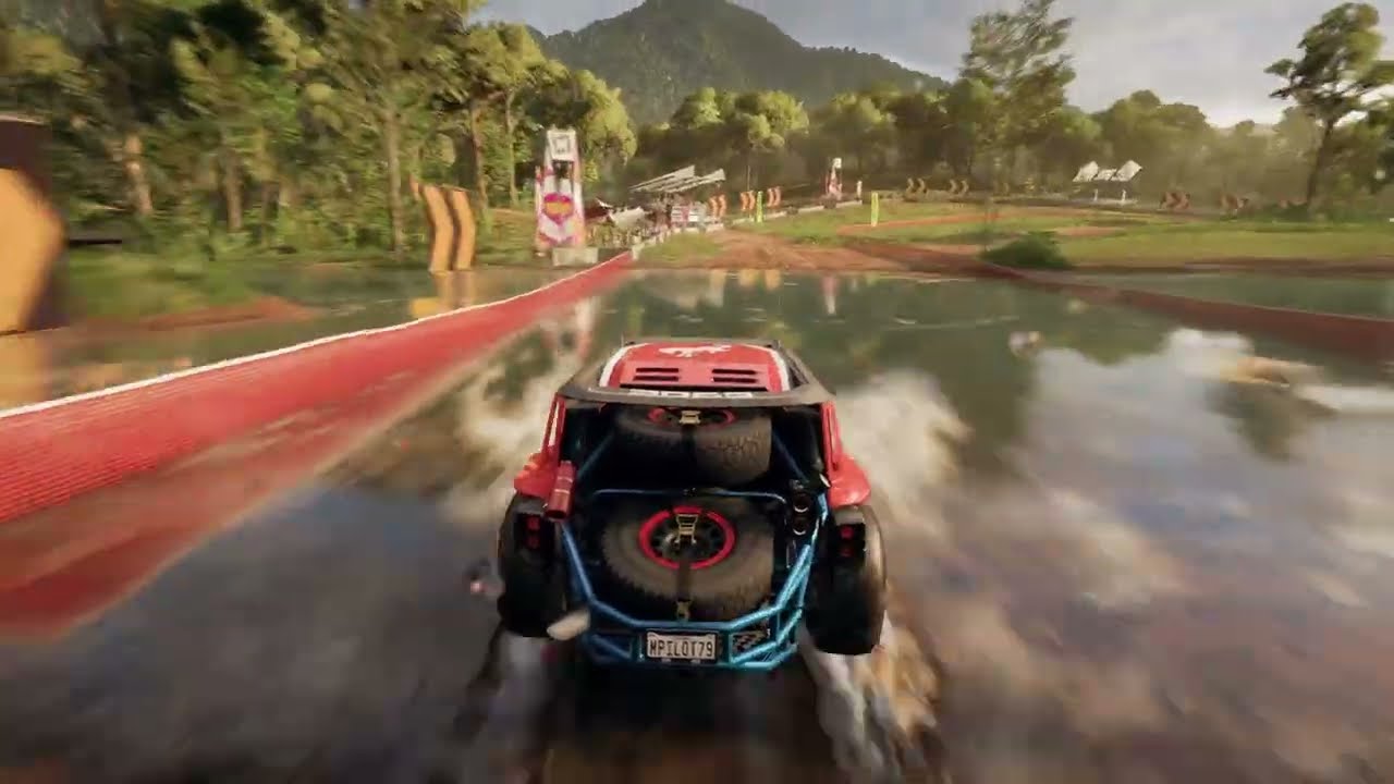 I RACED THE FORD #2069 FORD PERFORMANCE BRONCO R IN THE FLOOD, SWEAT AND EQUIPMENT SHOW RACE...