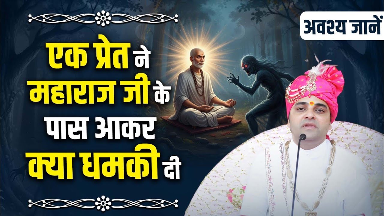 एक प्रेत ने महाराज जी के पास आकर क्या धमकी दी ।। #shreebalajidhamhaansi #balajidhamhaansi 