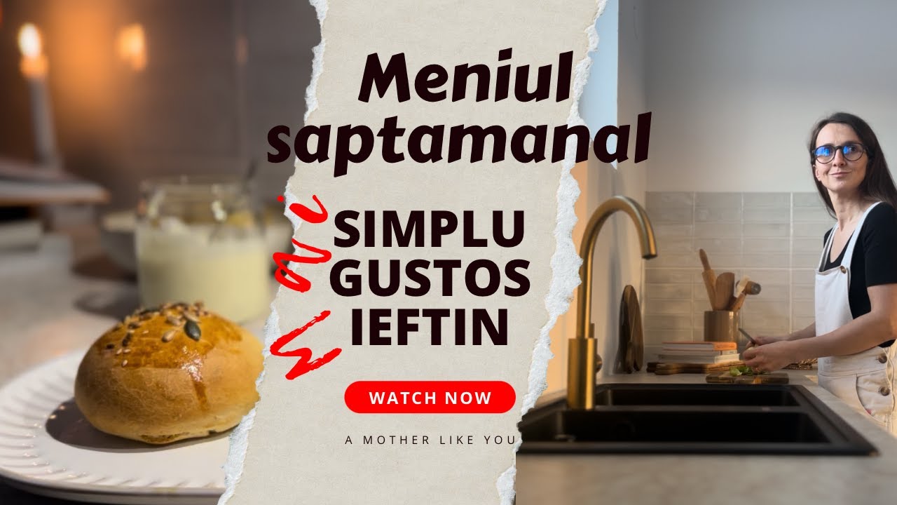 Meniul săptămânal pentru familie de 6 // Sănătos, ieftin și echilibrat