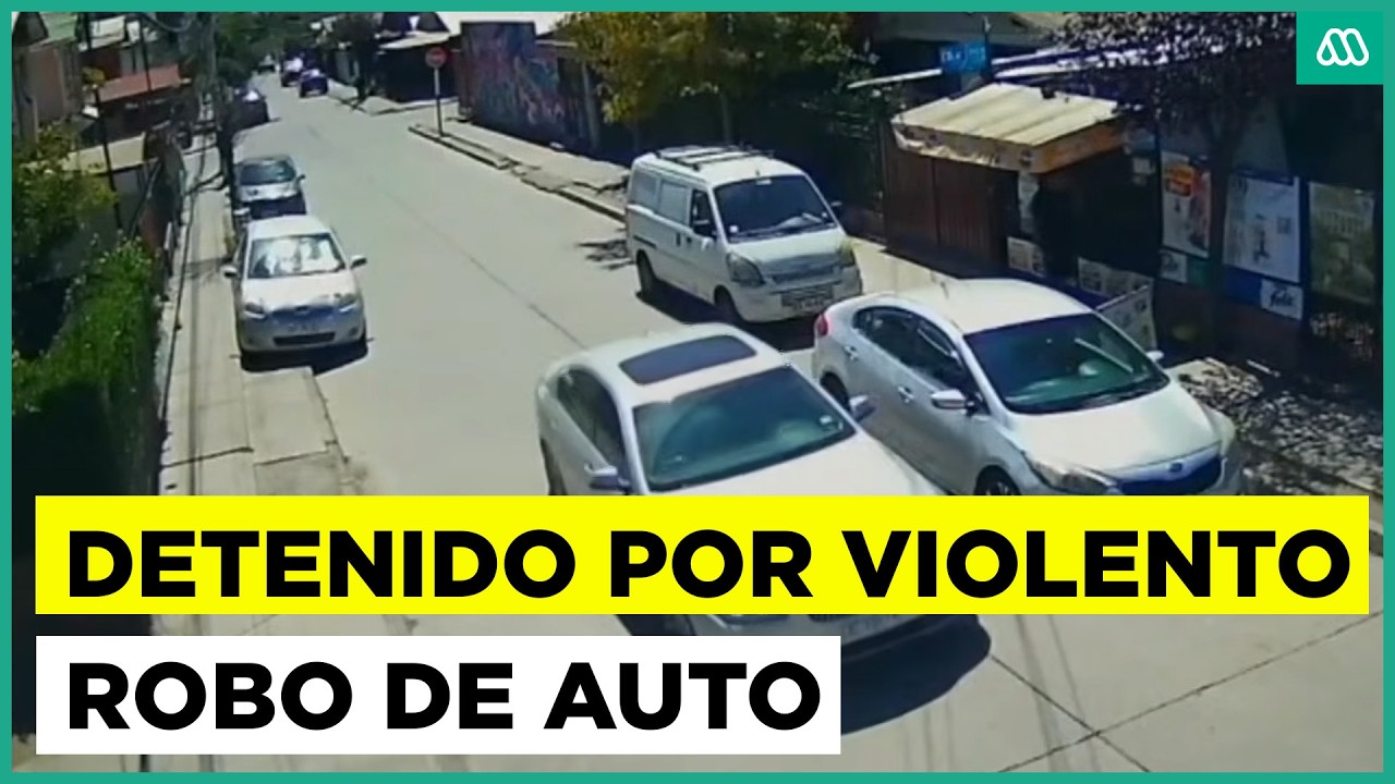Un detenido por violento robo de auto en Santiago