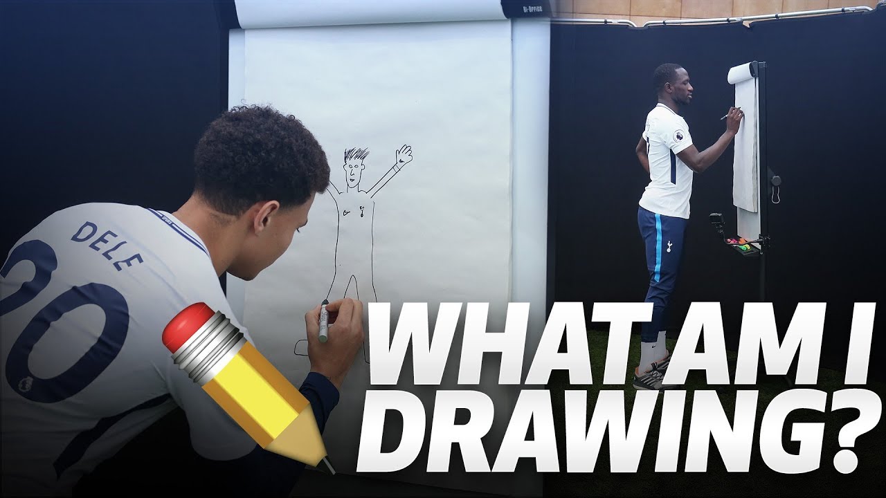 ✏️ WHAT AM I DRAWING? | ft. DELE ALLI, SERGE AURIER, MOUSSA SISSOKO AND JUAN FOYTH