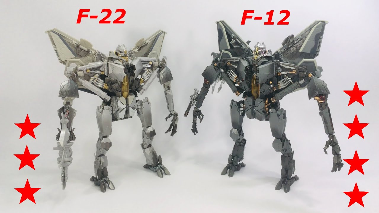 MPM 10 STARSCREAM F 22 RAPTOR VE F 12 METAL DEFORMATION KARŞILAŞTIRMA