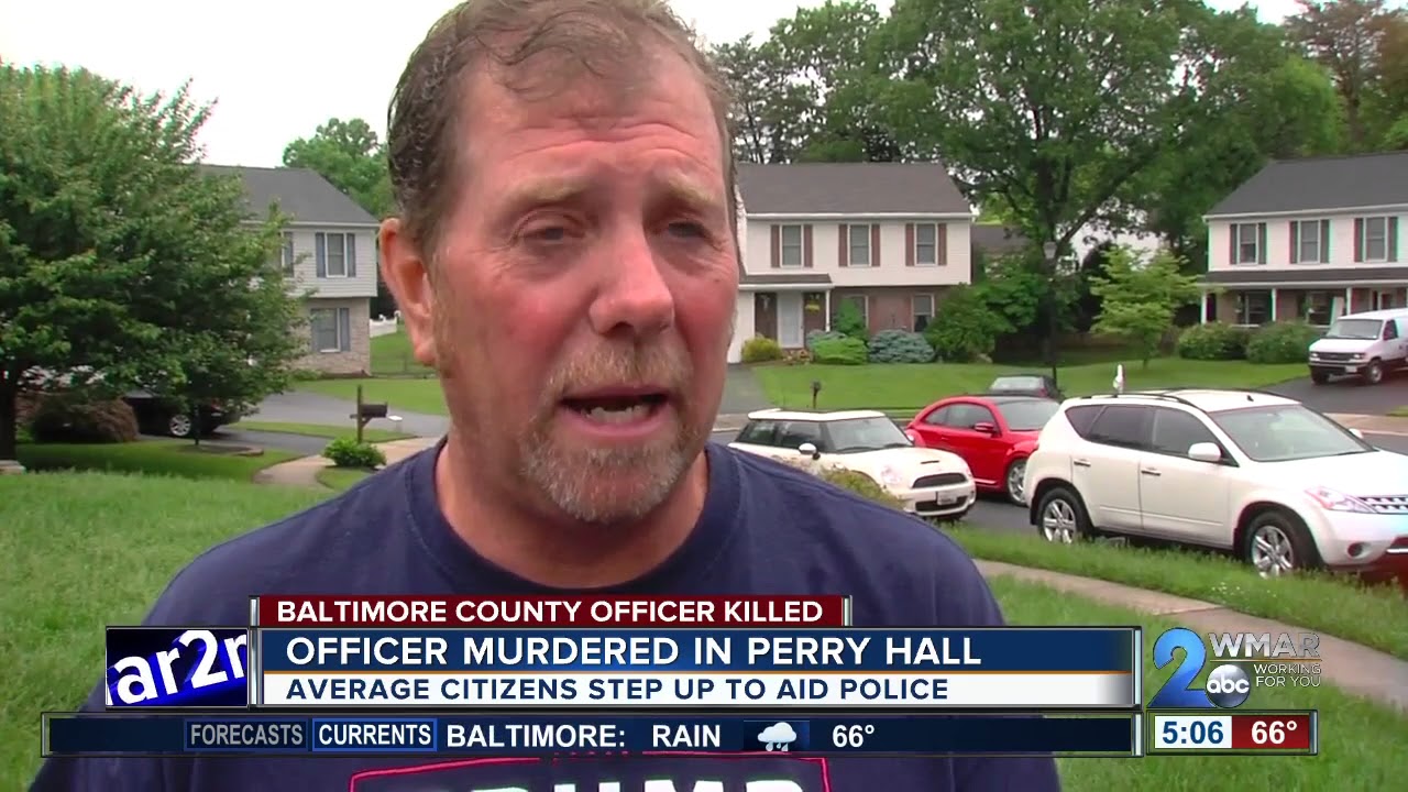 Average citizens step up to aid police after officer murdered in Perry Hall