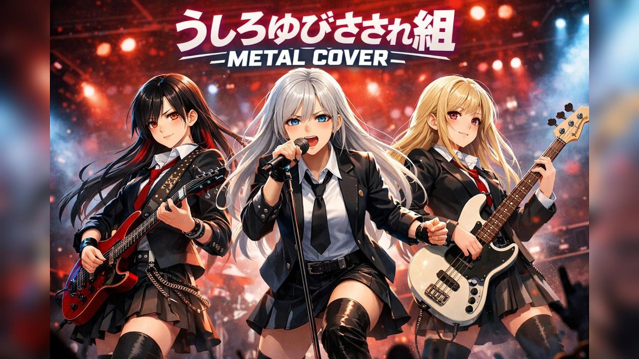 🎸【ハイスクール！奇面組 OP】うしろゆびさされ組 / うしろゆびさされ組 – Heavy Metal Live Cover by MIRAGE PHANTOM