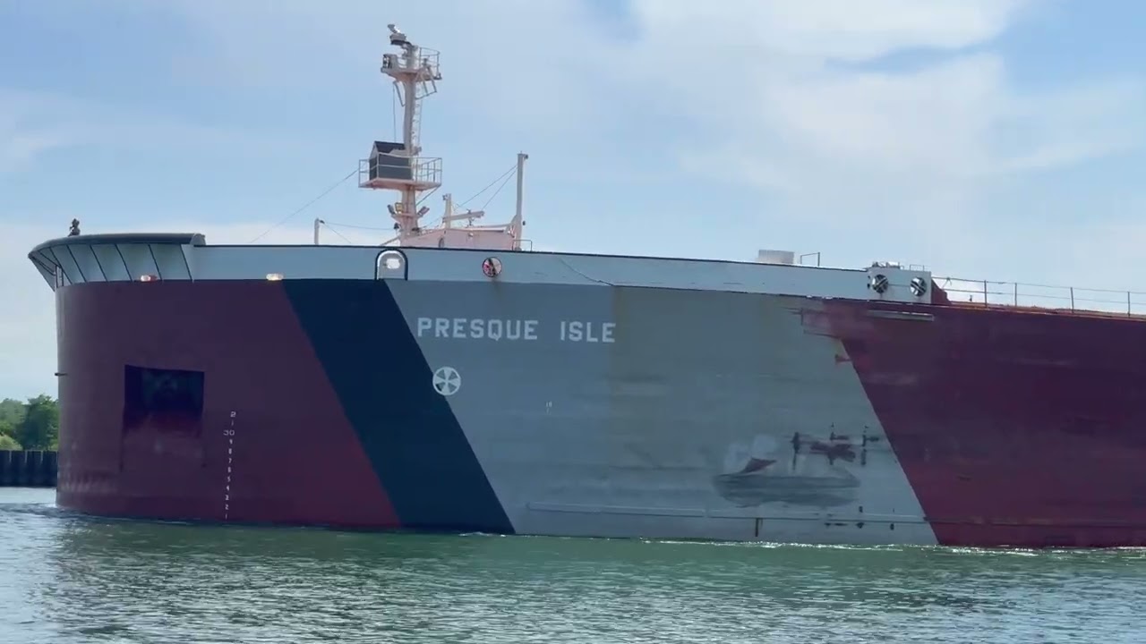 The Presque Isle Departing the Port of Erie