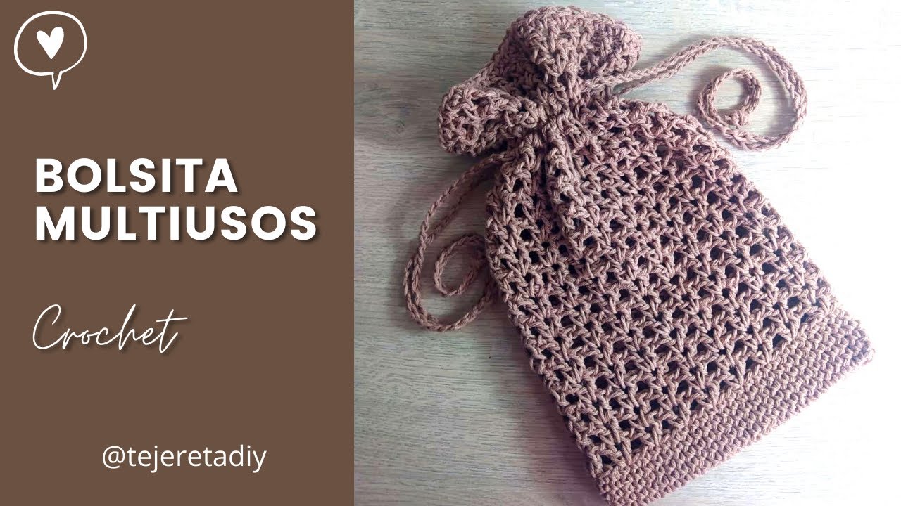BOLSITA MUY FACIL A CROCHET