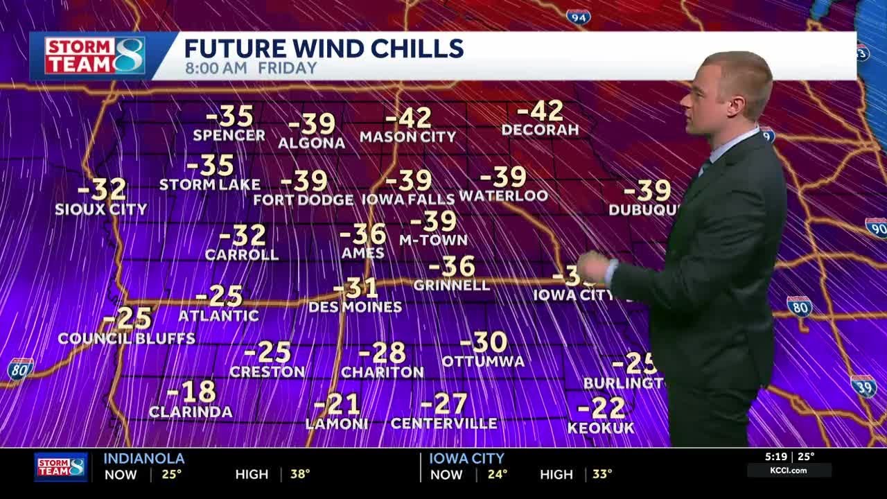 What to know about possible blowing snow and nasty cold coming to Iowa