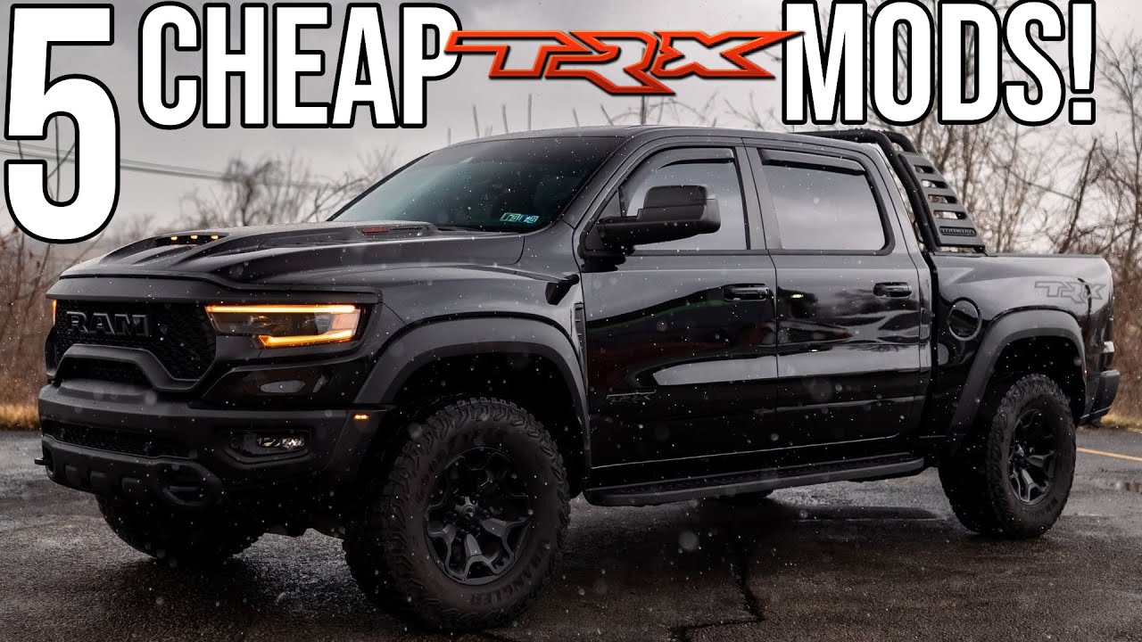 5 CHEAP RAM 1500 TRX MODIFICATIONS!