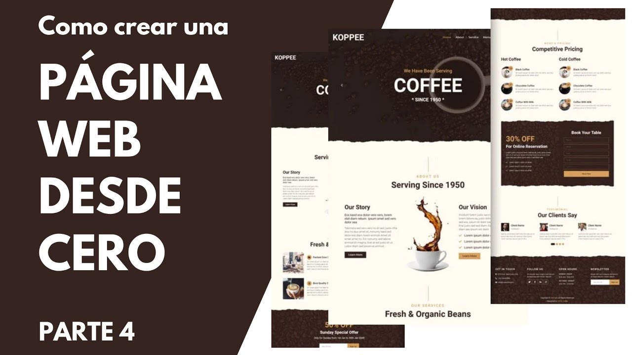 Como crear una pagina web DESDE CERO - parte 4