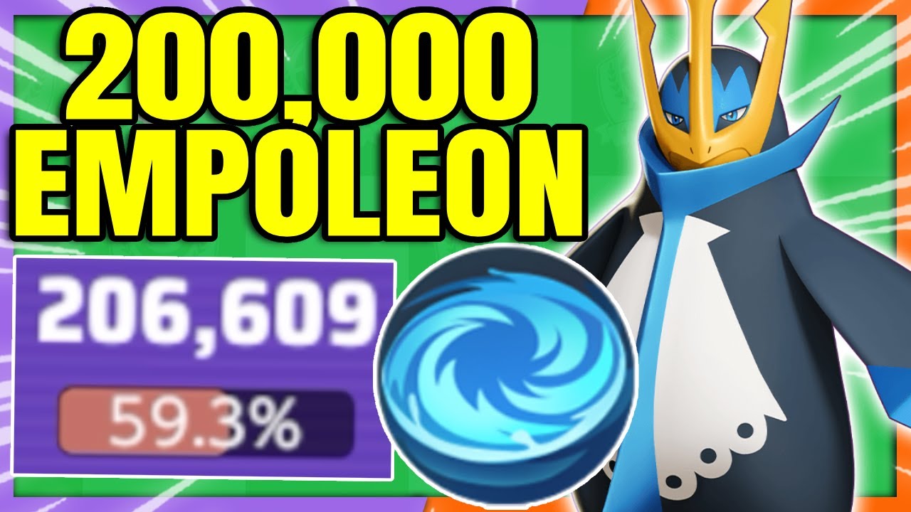 Over 200,000 Damage?! WHIRPOOL EMPOLEON is even more BROKEN | Pokemon Unite