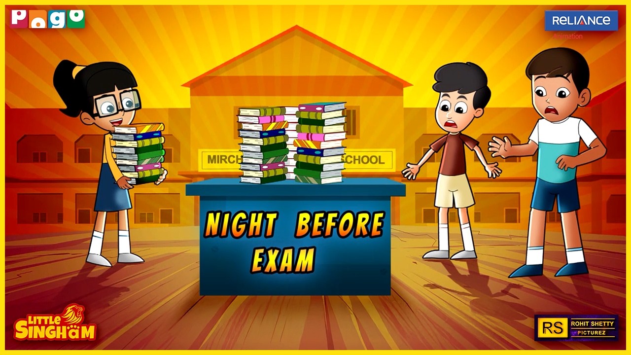 Exam Night Marathon! 😱 Little Singham vs Sleep | Jaagte Raho | @Big Animation