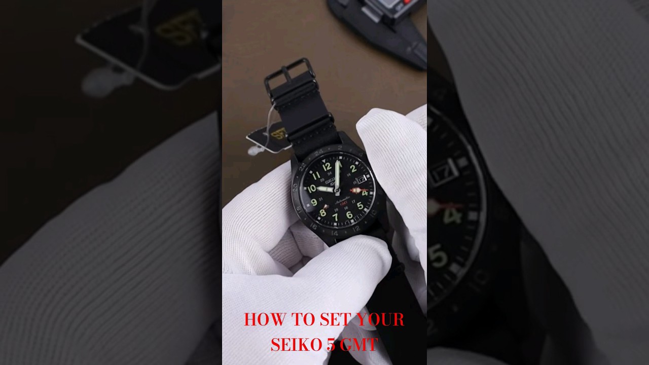 Как настроить часы Seiko 5 Sports GMT!