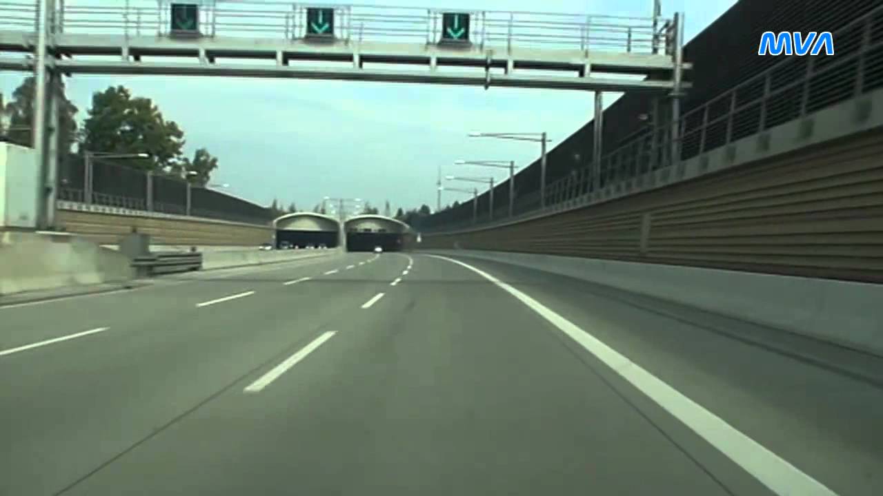 Fahrt nach Berlin auf  A10  A113  A100 bis Dreieck Funkturm