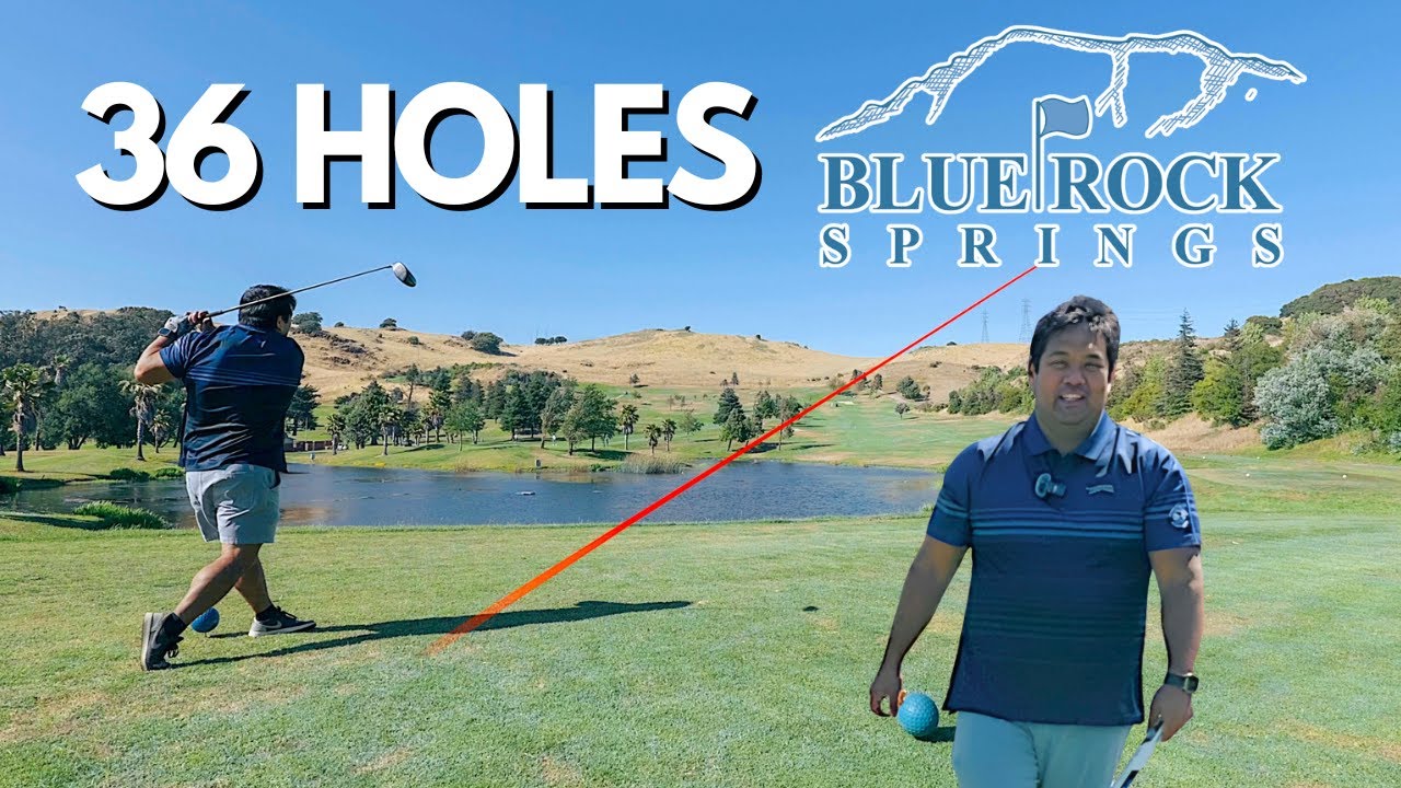 Playing Both East and West Courses at Blue Rock Springs Golf Club! - Full 36 Hole by Hole Vlog