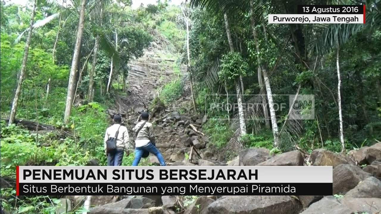Situs Bersejarah Mirip Piramida Ditemukan di Purworejo