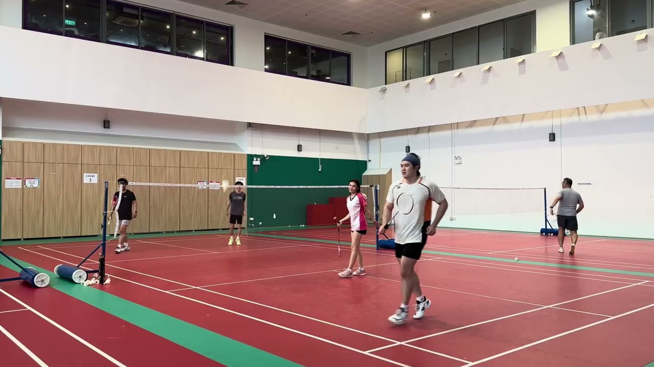 Badminton - Aug/Alena VS Melson/JianHang (2/3)