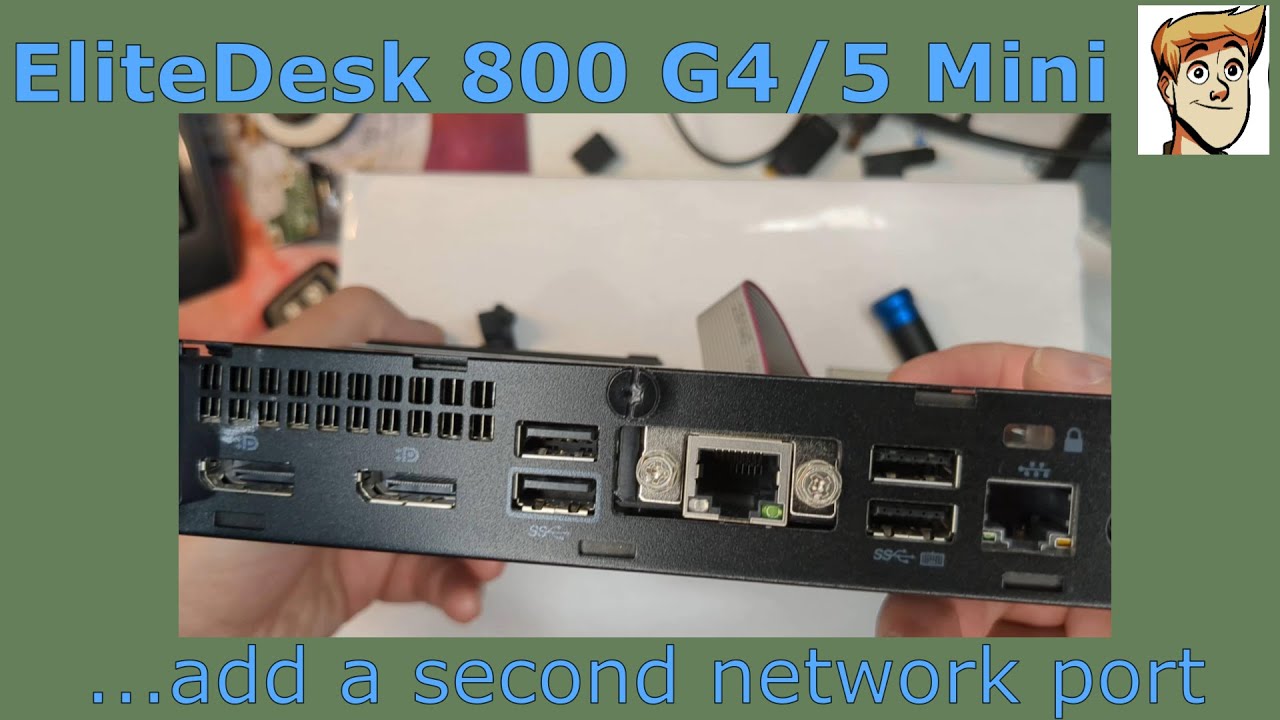 A second network port for your EliteDesk G3, G4, G5 Mini