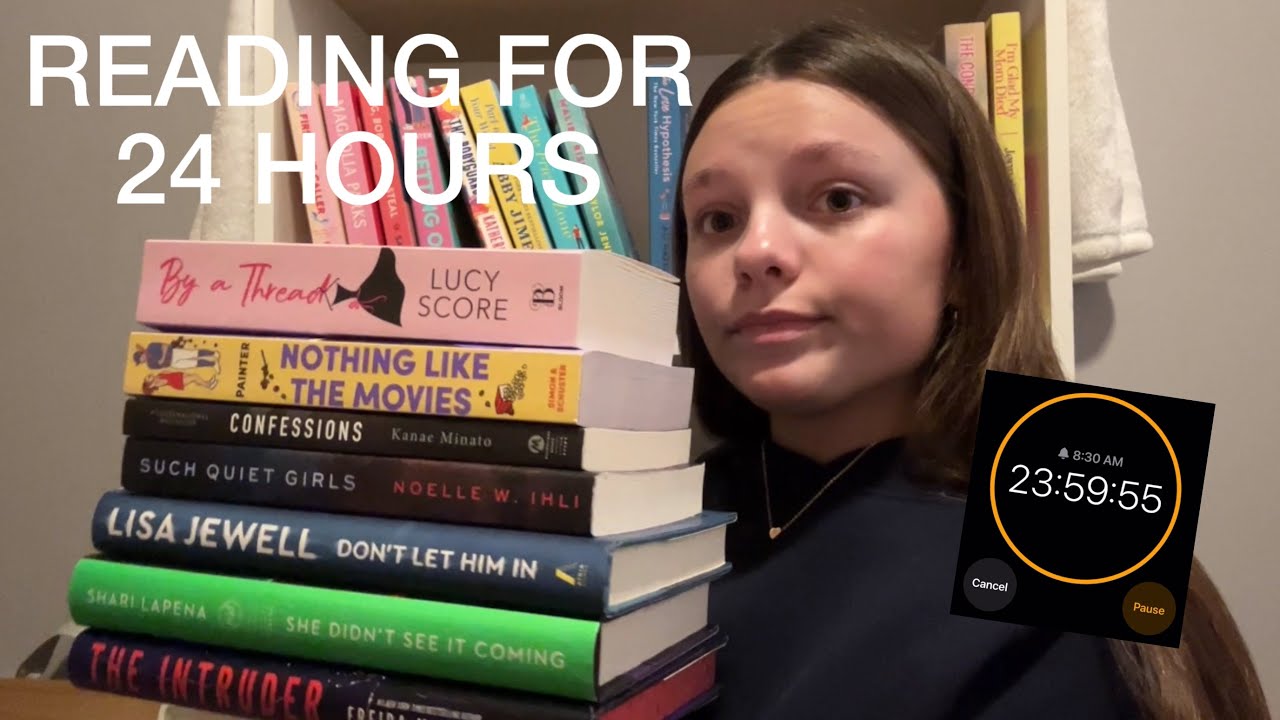 reading for 24 hours straight | 24hr readathon 📚⏰