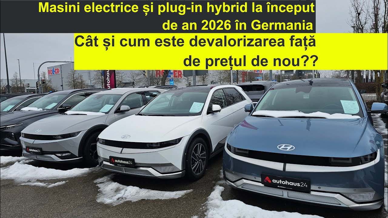 Prețuri mașini electrice și plug-in hybrid la început de an 2026 în Germania. Merită o electrică??
