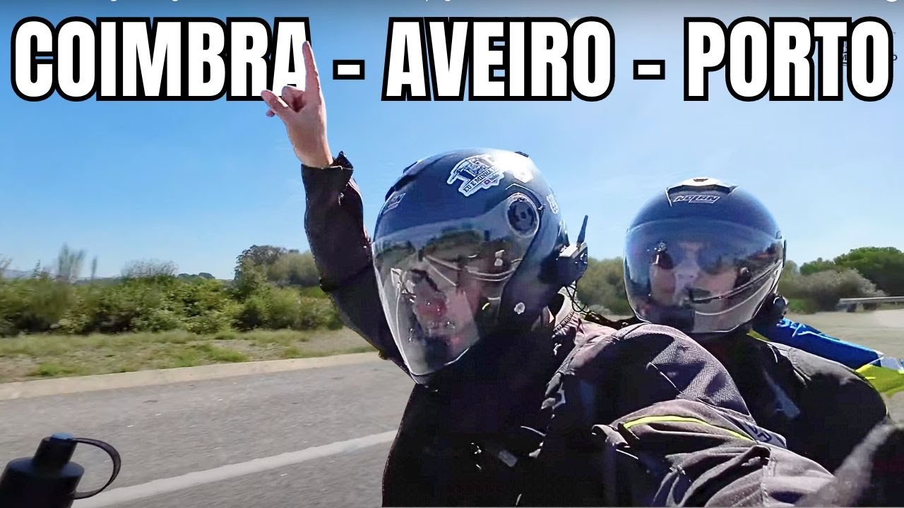 [EP 21] Planeta de Moto: 🇵🇹 Coimbra Portugal - chegamos de moto e tava rolando um pagode brasileiro