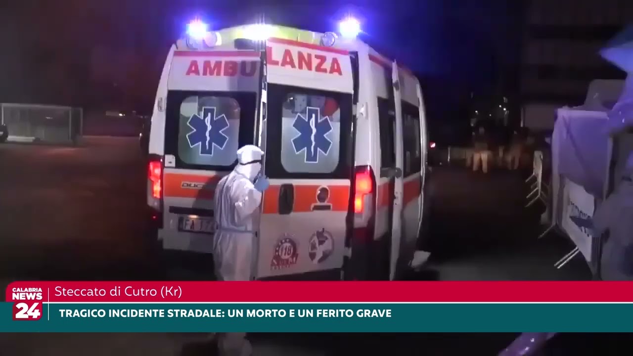 tragico incidente stradale a Steccato di Cutro: un morto e un ferito grave