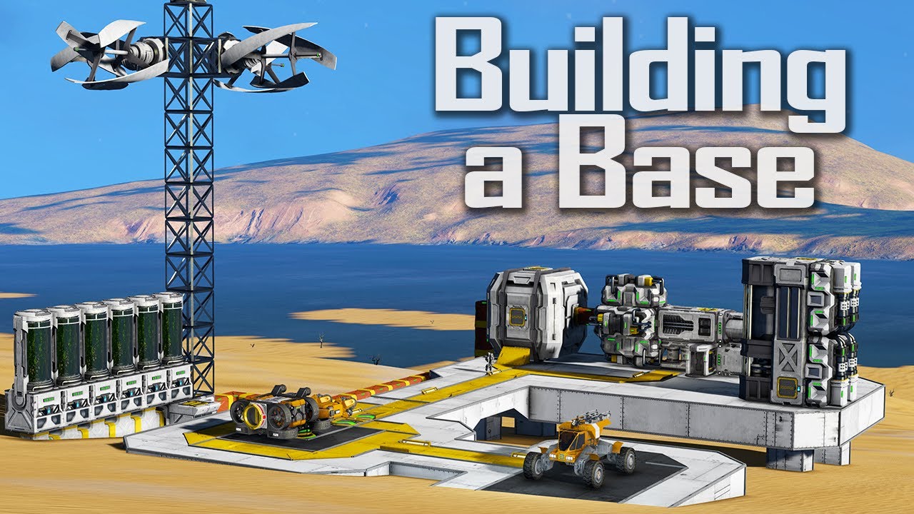 Getting Started with Your First Base in Space Engineers | Refineries, Assemblers and All the Rest