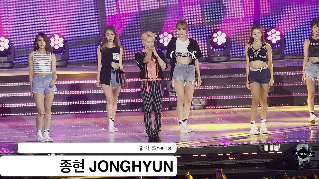 종현 JONGHYUN[4K 직캠]좋아 She is@20160617 Rock Music