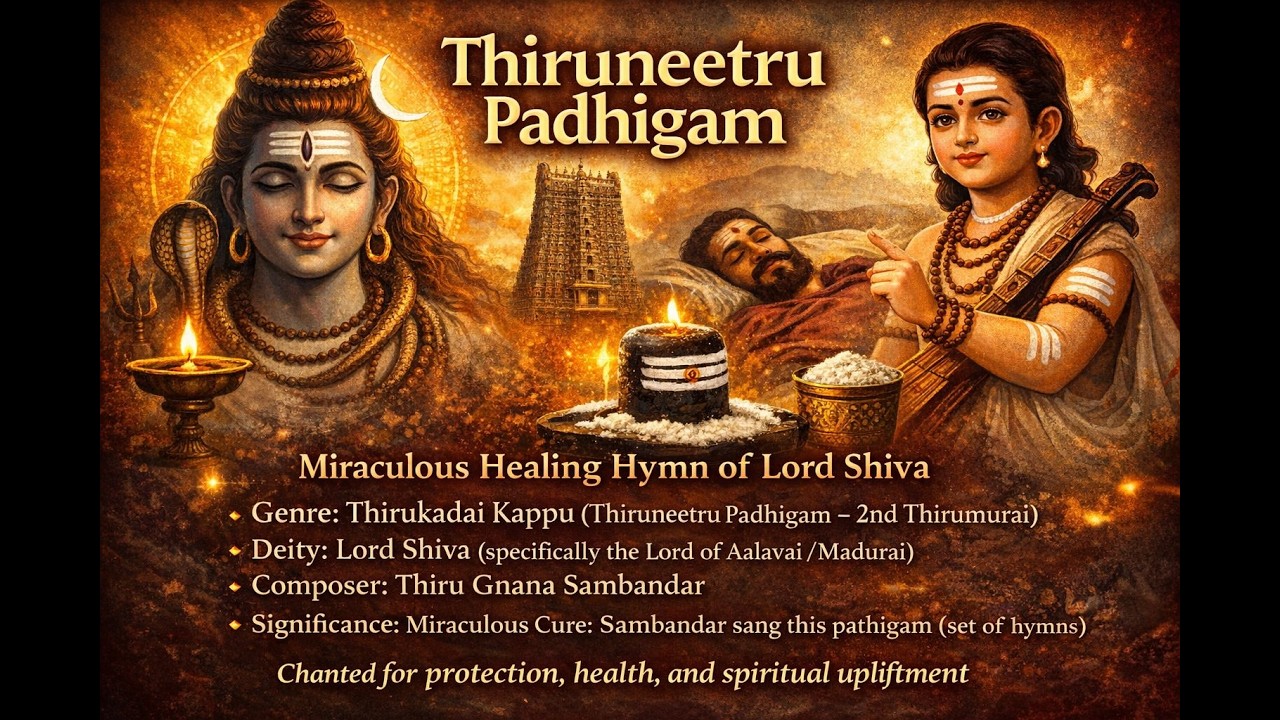 Thiruneetru Padhigam | Miraculous Healing Hymn of Lord Shiva | Thirumurai Devotional