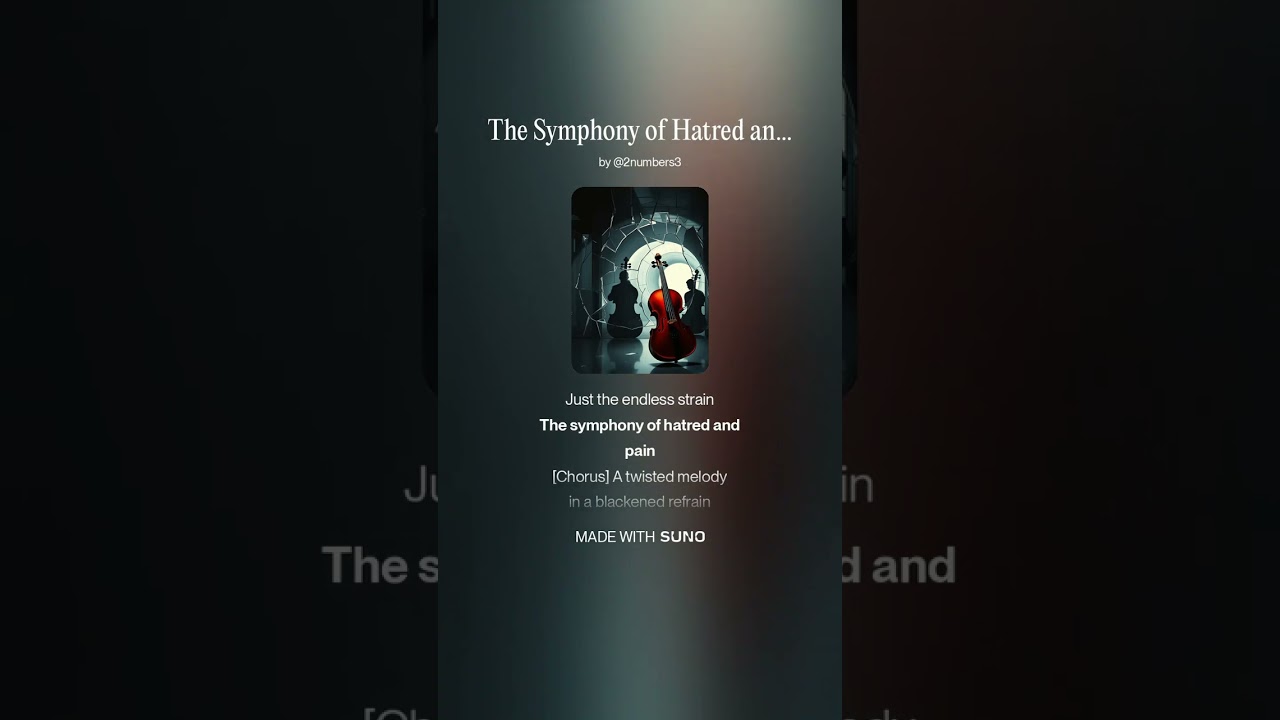 The Symphony of Hatred and Pain