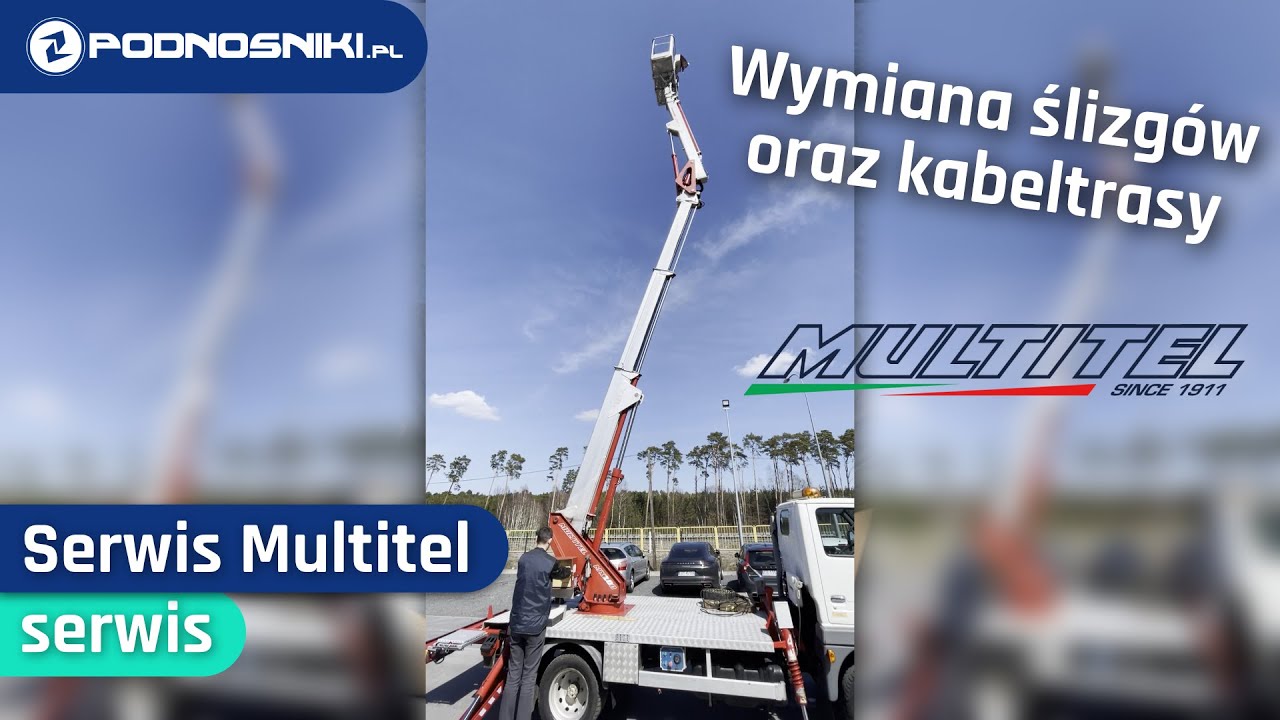 Serwis podnośnika Multitel - wymiana ślizgów i kabeltrasy/ prowadnicy łańcuchowej | #vlog #serwis