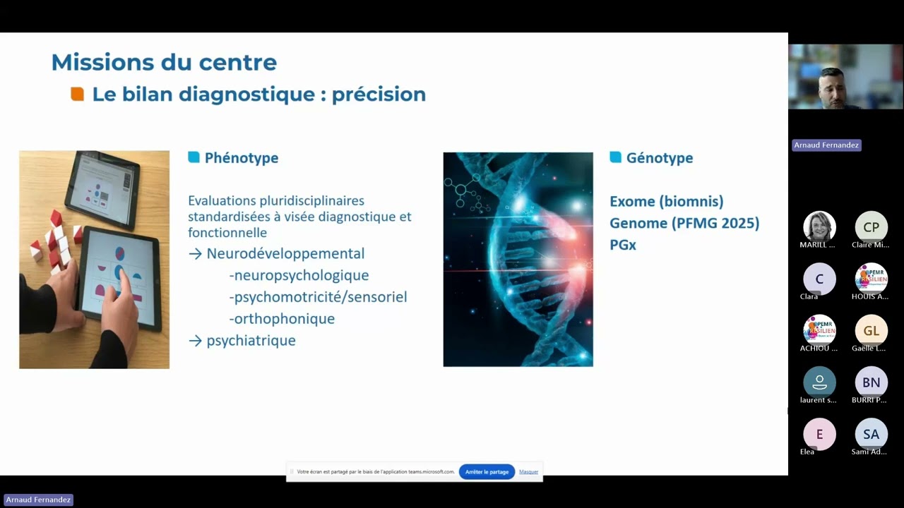 Présentation centre de référence PsyRare; Hôpitaux pédiatriques de Nice CHU Lenval