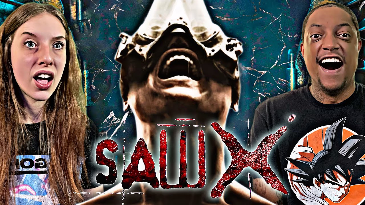 SAW X (2023) | MOVIE REACTION | OUR FIRST TIME WATCHING |  BEST ONE YET!! | JIGSAW IS THE GOAT🤯😱
