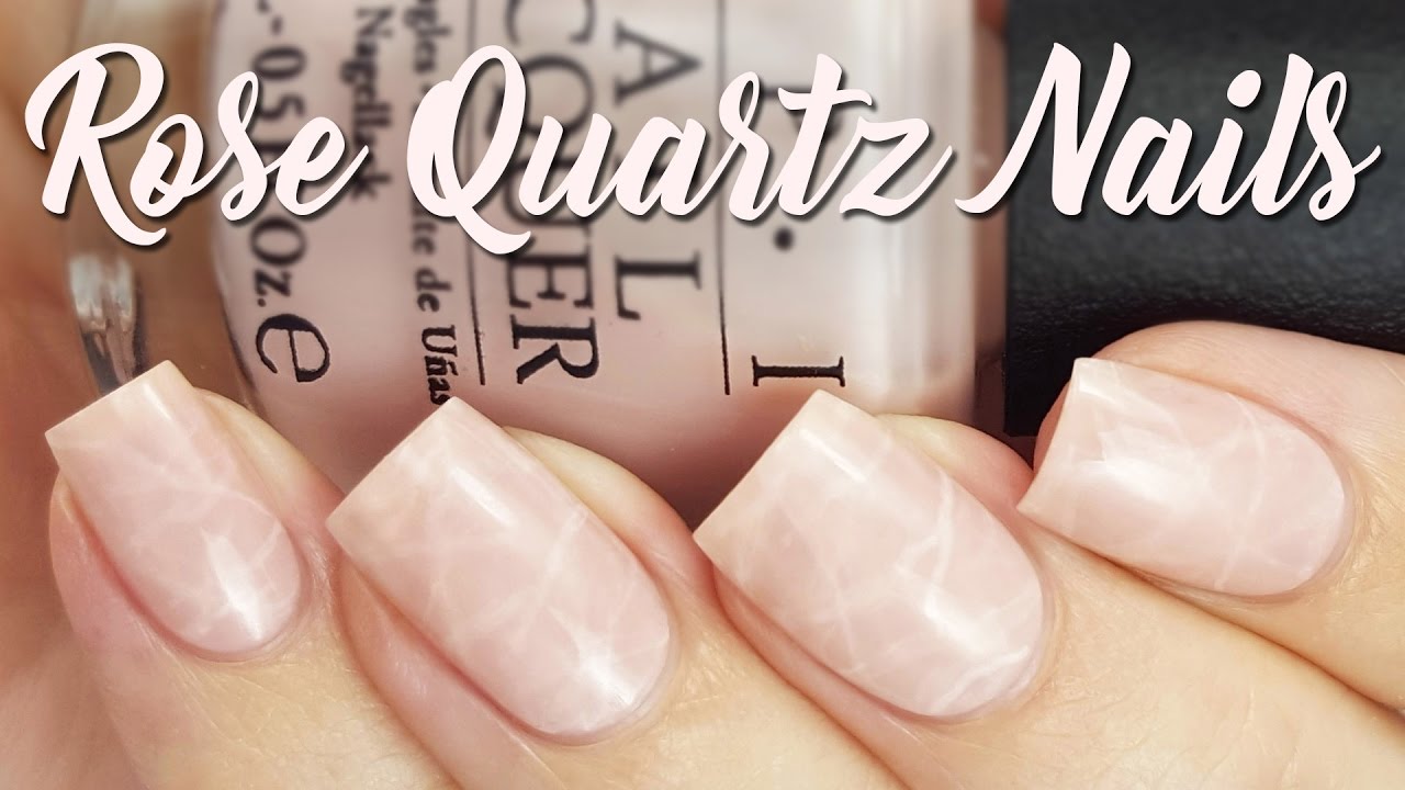 Rose Quartz Nails | The Newest Nail Trend??
