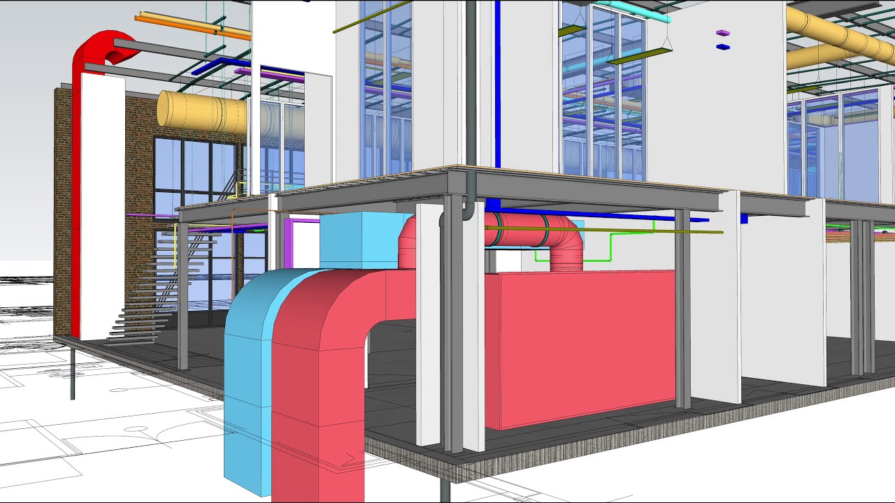 BILAN SYNTHESE BATIMENT B - 19/01/21 - CVC 3D installation - HVAC