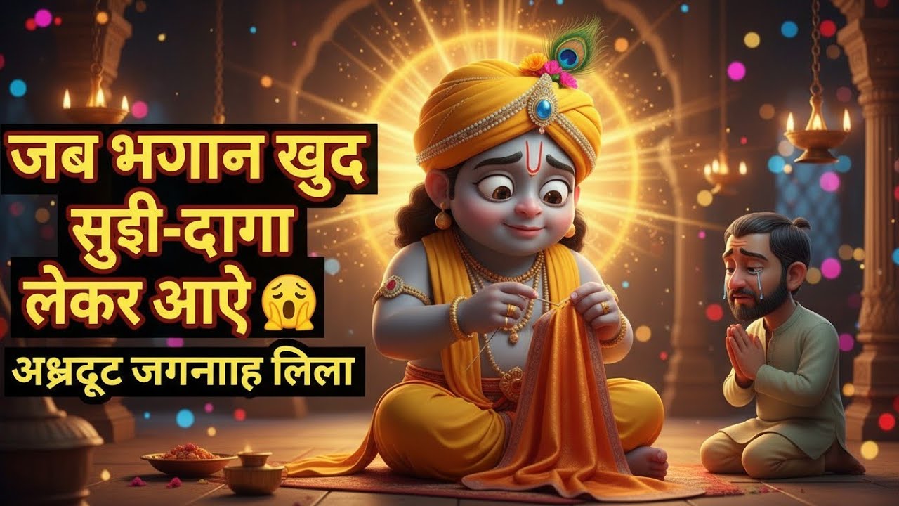 जब प्रभु जगन्नाथ ने स्वयं भक्त की फटी धोती सी दी | Jagannath Ji Ki Adbhut Leela | Bhakti Katha