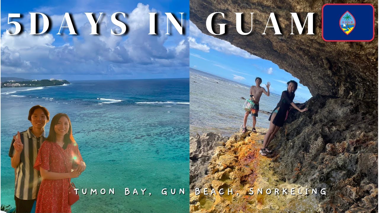 GUAM VLOG (USA) 🇬🇺 Tumon Bay, Gun Beach🏝️ Westin Resort, Snorkelling 🐠 | Travel Vlog
