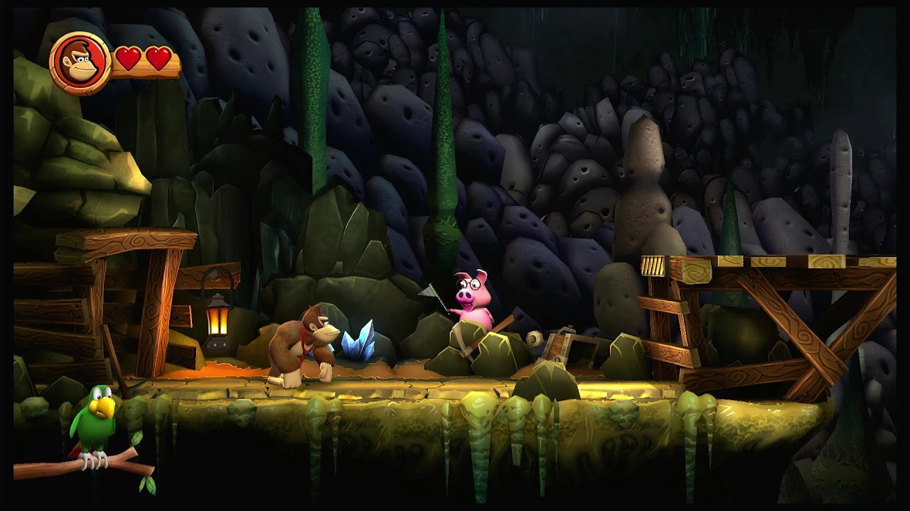 Donkey Kong Country Returns HD nintendo switch GAMEPLAY