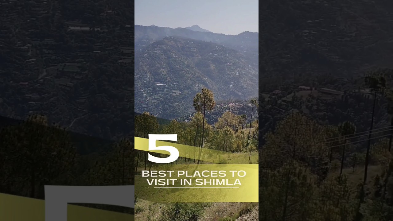 #Shimla #top 5 Tourist places in shimla #5 best places to visit in shimla