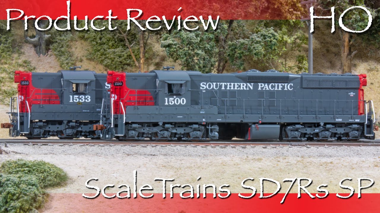 Ранний шестиосный двигатель! — Распаковка и обзор двух ScaleTrains HO Scale SD7Rs SP!