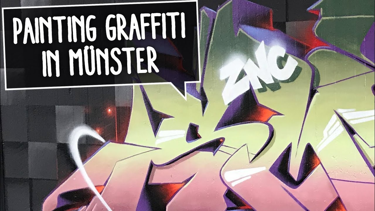 PAINTING GRAFFITI IN MÜNSTER | Stoke, Smoe, Mocka