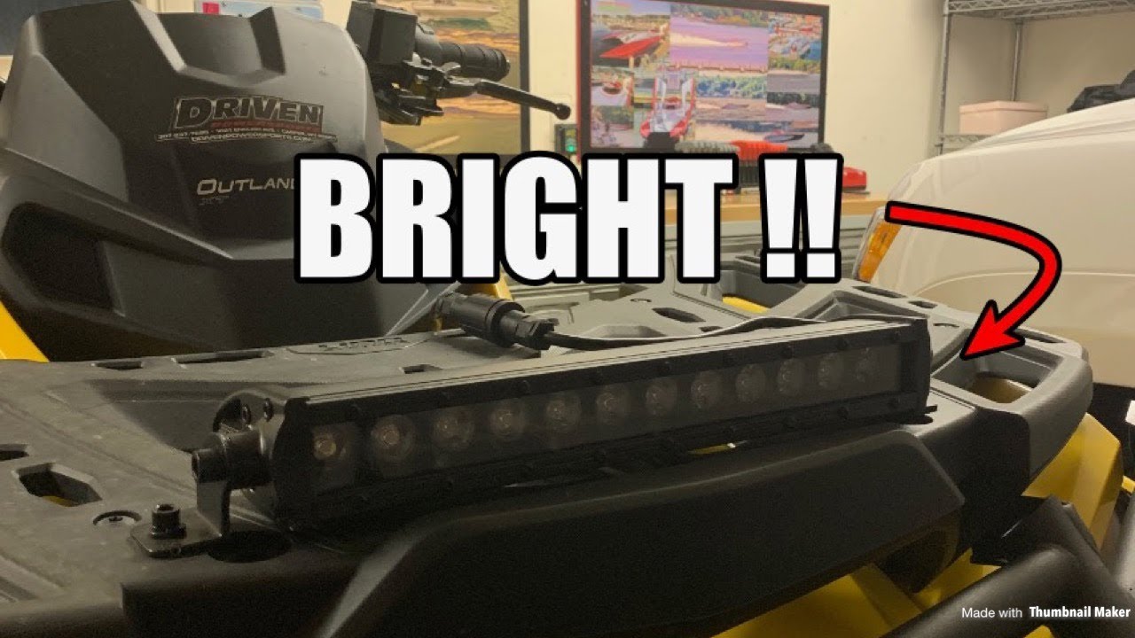 12 inch Rough Country Light Bar Review !