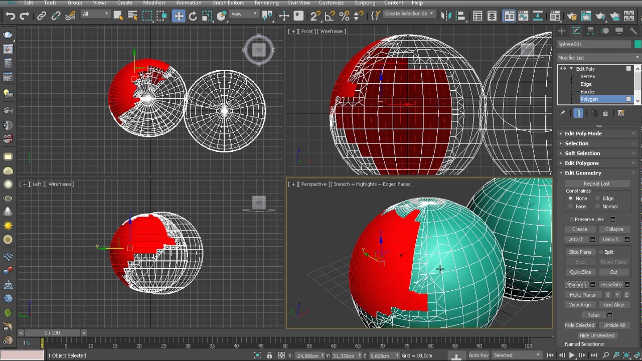 3DS Max. Теория по полигонам