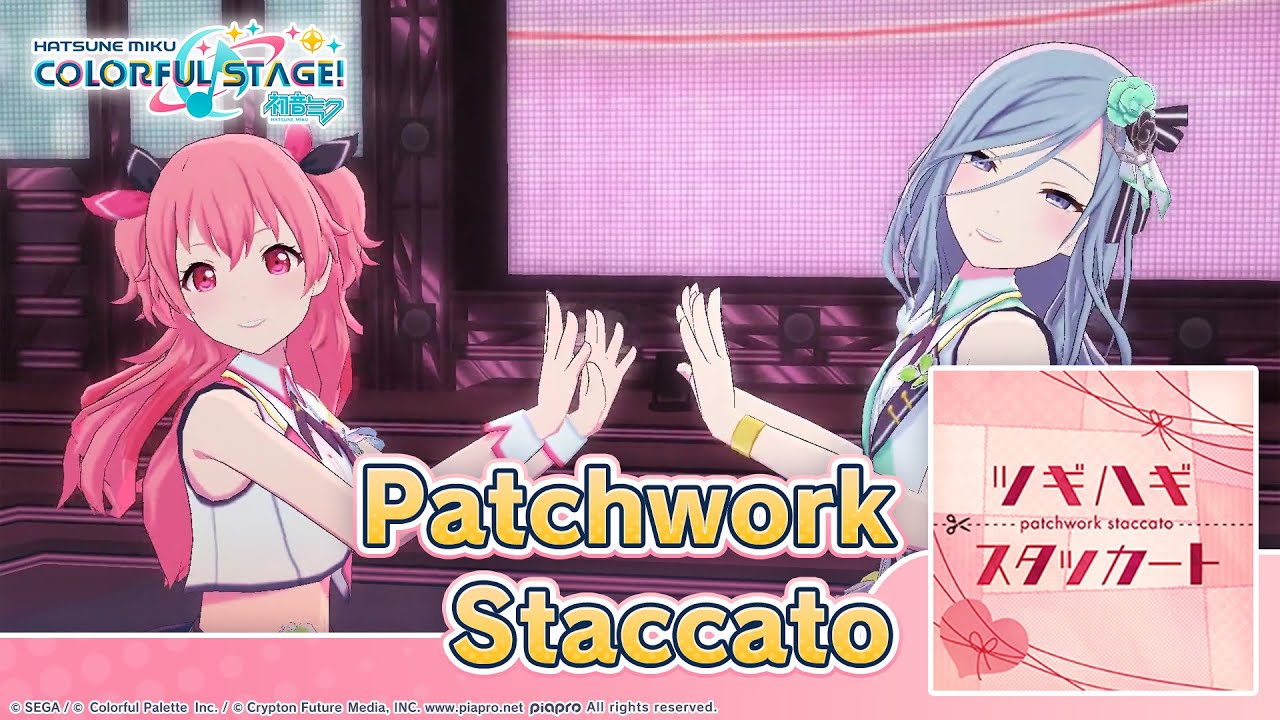 HATSUNE MIKU: COLORFUL STAGE! - Patchwork Staccato by Toa 3D Music Video - MORE MORE JUMP!