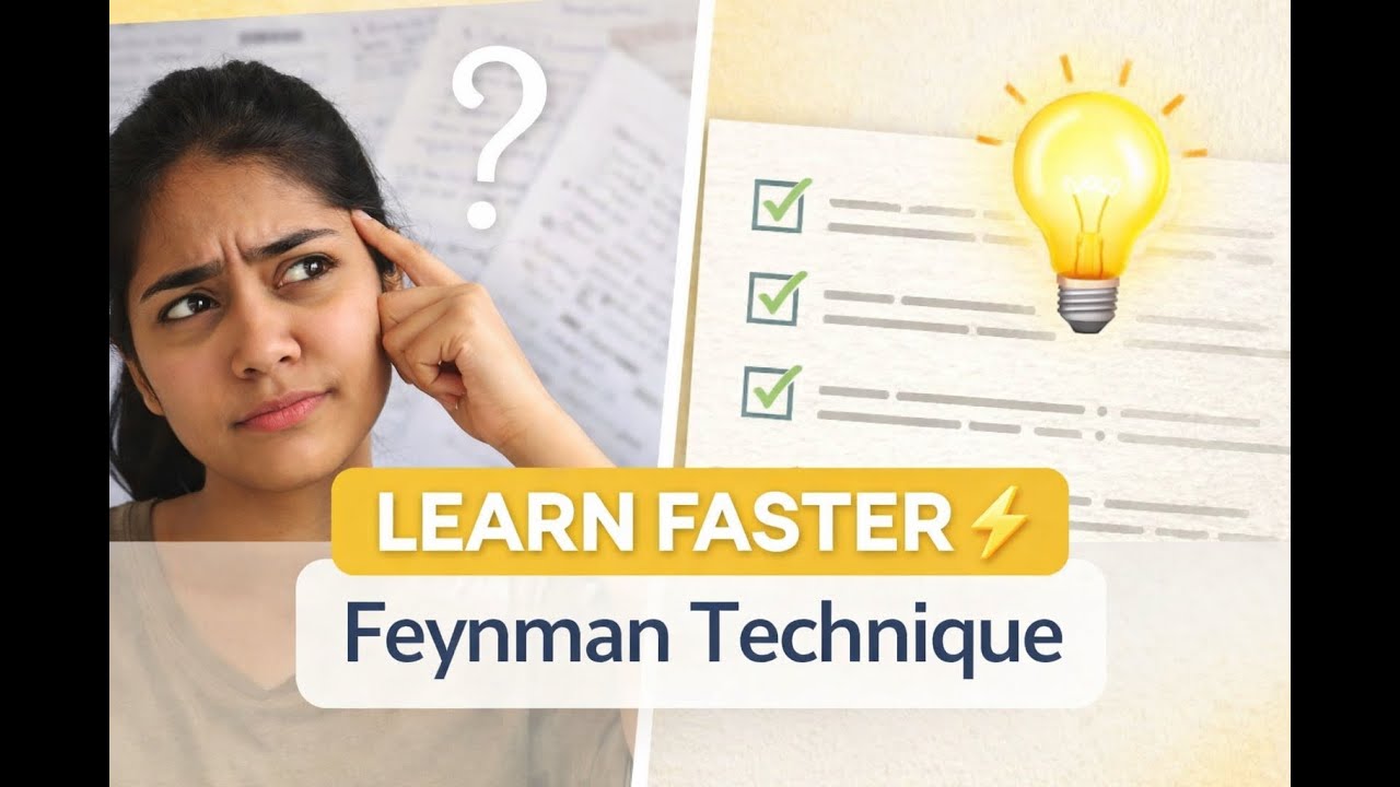 how to learn faster with the Feynman technique