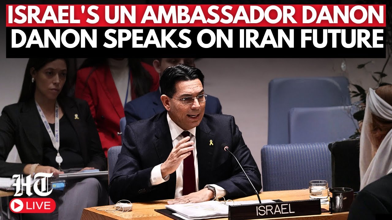 Watch Live | Israeli Ambassador Danny Danon Addresses Iran War | Israel Iran War  | UN Live