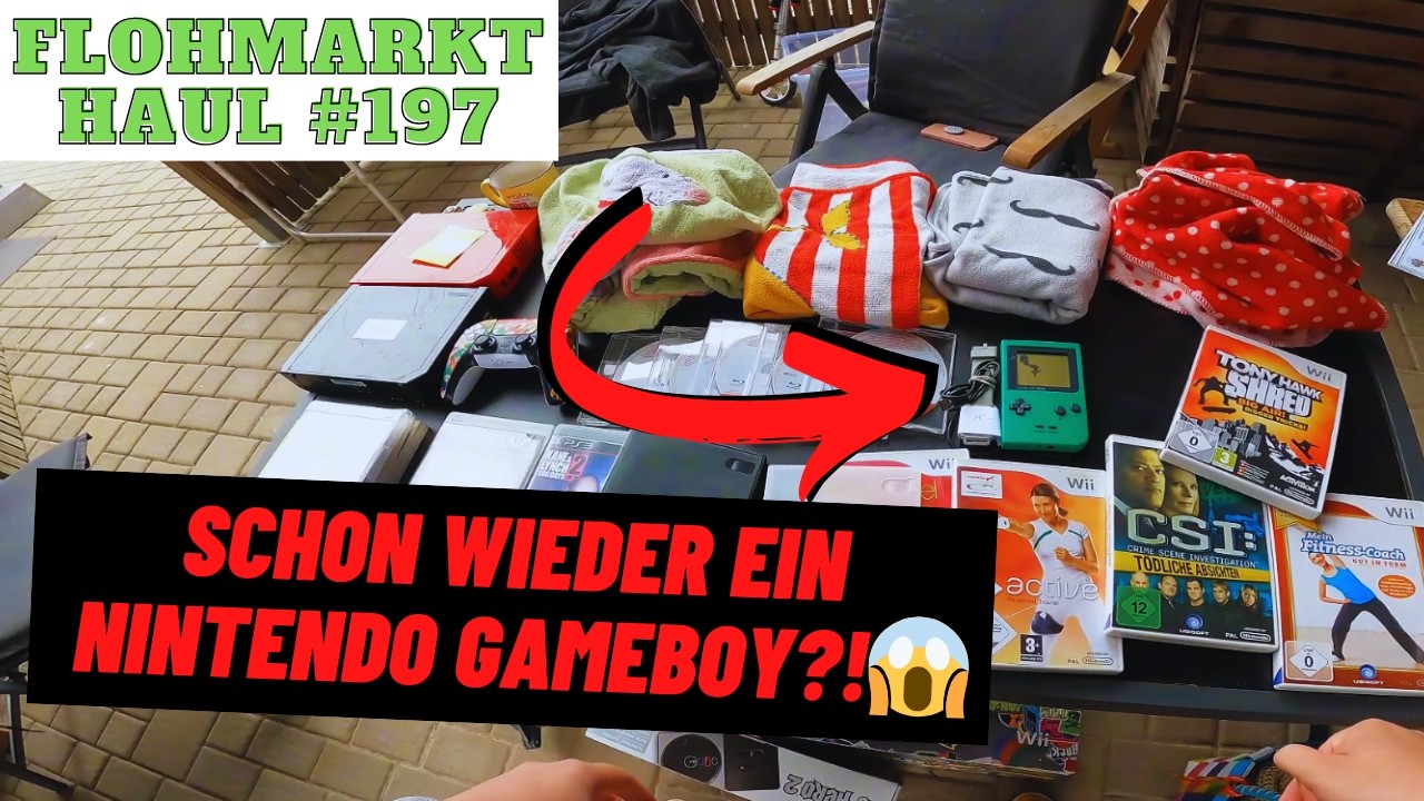 Schon wieder ein Nintendo Gameboy?! Dominiere ich das Flohmarkt Game!? 🎮🔥