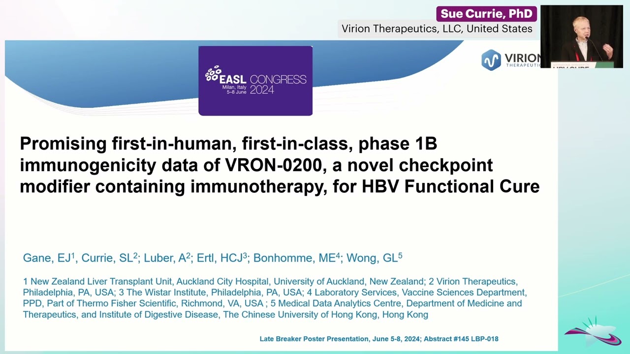 Therapeutic Vaccine with Novel Checkpoint Inhibition - Sue Currie, PhD